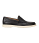 BOSS Mocassins de couro Sienne Loaf preto