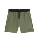 BOSS Short avec logo et passepoils contrast�s verts
