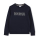 BOSS Navy fleece-sweatshirt