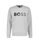 BOSS Sweatshirt Salbo Tape Logo branco