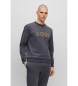 BOSS Sweatshirt Salbo grijs