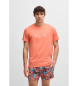 BOSS Camiseta Rn naranja