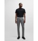 BOSS Chino slim fit-bukser i grt strygevenligt multistretch-stof