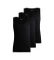 BOSS Pack 3 T-Shirts brodés du logo noir