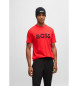 BOSS T-shirt rood ontwerp