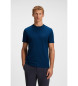 BOSS Camiseta ajuste regular azul
