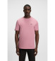 BOSS Camiseta mini logo rosa