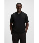 BOSS T-shirt Collar Zone noir