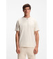 BOSS T-shirt beige Collar Zone