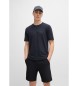 BOSS T-shirt azul-marinho de corte regular