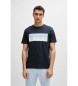 BOSS T-shirt con logo blu scuro