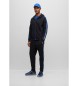 BOSS Chndal Regular Fit con Cinta de Rayas negro