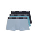 BOSS Confezione da 3 Power Boxer blu, nero