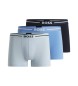 BOSS 3er-Set mehrfarbige Logo-Boxershorts mit Bund