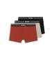 BOSS Sæt 3 Boxershorts Fed rød, beige, sort