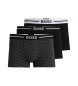 BOSS 3er-Set Boxershorts mit Monogramm mehrfarbig