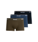 BOSS Pack 3 Boxers Power verde, azul, preto