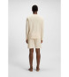 BOSS Camisa Waffle beige