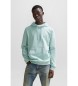 BOSS Straight Fit Hoodie Turkis