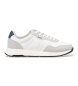 BOSS Zapatillas de caña baja con empeines con textura gris