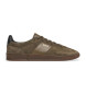 BOSS Brandon Leren Sneakers groen