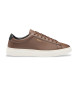 BOSS Kieran Logo lder sneakers brun