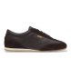 BOSS Zapatillas de piel Lineor Lowp marrón oscuro