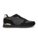 BOSS Sneaker Parkour-L Runn in pelle nera