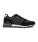 BOSS Parkour Leder Turnschuhe schwarz