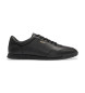 BOSS Titanium leren schoenen zwart