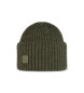 Buff Knitted hat
Steel green