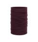 Buff Tubular leve em merino castanho