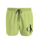 Calvin Klein Green drawstring swim shorts