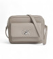 Calvin Klein Skuldertaske med beige logo