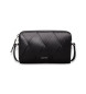 Calvin Klein Black woven shoulder bag