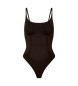 Calvin Klein Nahtloser extra fester Bodysuit schwarz