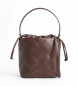 Calvin Klein 2 in 1 brown quilted bag bag