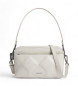 Calvin Klein Padded shoulder bag with grey flap