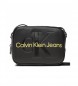Calvin Klein Jeans Logo CK mini taske sort