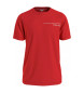 Calvin Klein T-shirt med rund halsudskæring rød