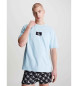 Calvin Klein Koszulka Homewear CK96 niebieska