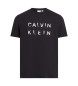 Calvin Klein Camiseta de manga corta con logotipo negro