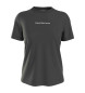 Calvin Klein T-shirt med logo, sort