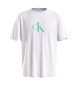 Calvin Klein Biała koszulka z logo