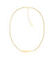 Calvin Klein Elongated drops gold plated necklace