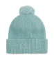 Calvin Klein Bonnet tricoté doux avec pompon bleu