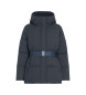 Calvin Klein Jeans Nylon Feather Down Coat kratek modri