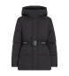 Calvin Klein Jeans Nylon Feather Down Coat Short Black