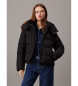 Calvin Klein Jeans Short hooded down jacket black