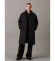 Calvin Klein Jeans Three-quarter length coat with grey nylon and cotton filling